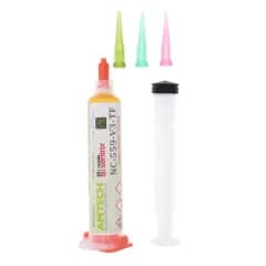Klibbig flussmedelspasta 10cc spruta vattenlöslig (NC-559-V3-TF / 16151) (Amtech)