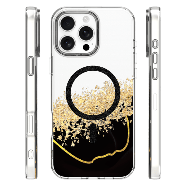 Epoxy Mag-fodral till iPhone 16 Pro 6,3\" svart