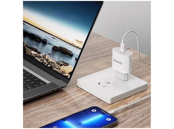 Dudao A14EUL Adapter 20Watt 1xUSB-C (1m USB-C to Lightning cable included) vit