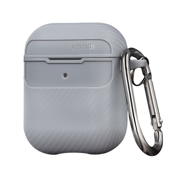 Carbon fodral för Airpods / Airpods 2 grå