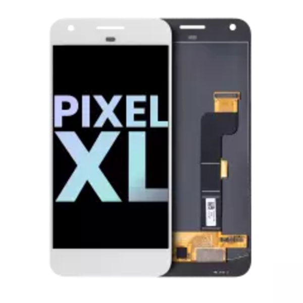 LCD-enhet utan ram för Google Pixel XL (äkta OEM) (vit)