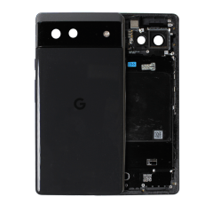 Baksida för Google Pixel 6 (Använd OEM-dragning: Klass A) (Stormy Black)