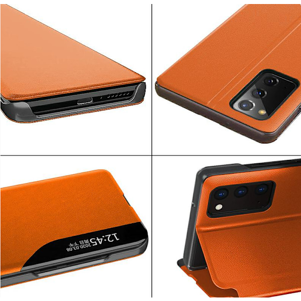 Smart flip för Samsung S22 plus orange orange