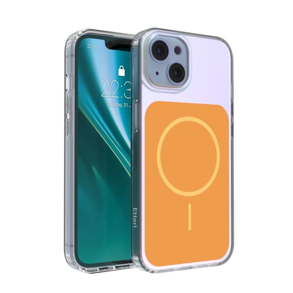 Etteri Hidden Pearl skal för iPhone 13 orange orange