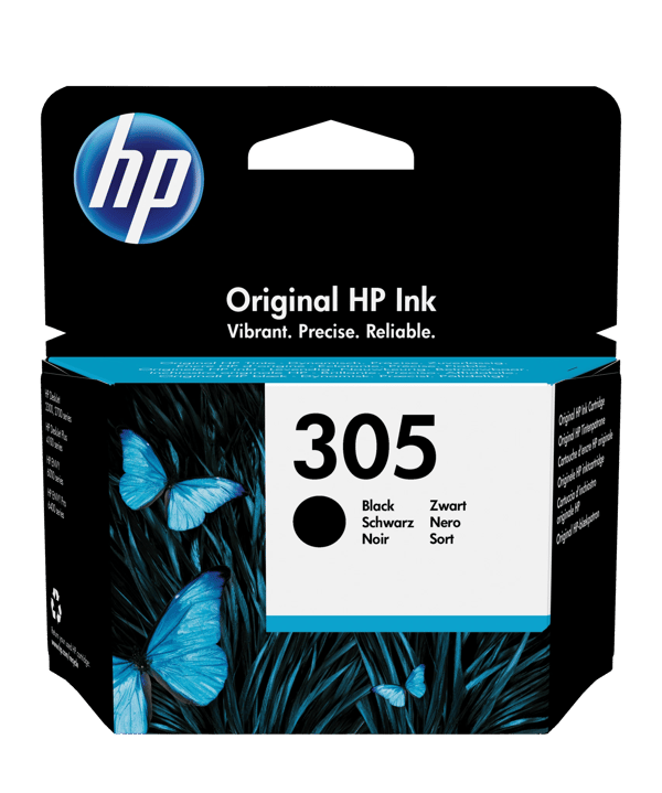 HP 305 Black Original svart 120 sidor bläck svart