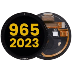 OLED-enhet utan ram för Garmin Forerunner 965 (2023) (Premium) (Svart) svart