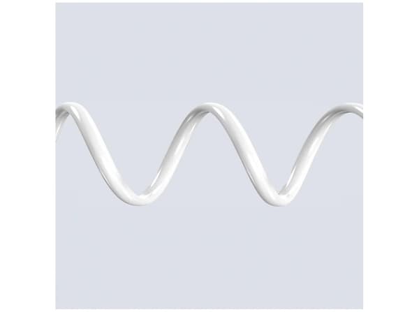 Dudao L25ST USB-A to USB-C 1m vit vit