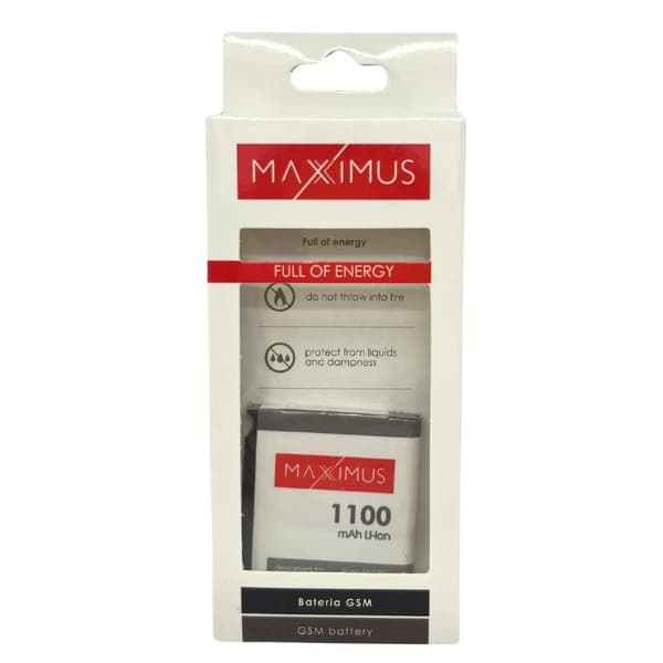 BATTERI MAXXINUS SAMSUNG S5230 1100mAh LI-ION
