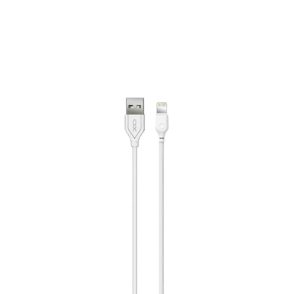XO kabel NB103 USB - Lightning 1,0 m 2,1A vit vit