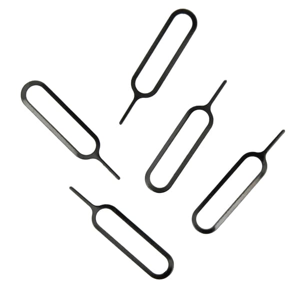 Set med 5 nycklar / nålar för SIM-kortsfack