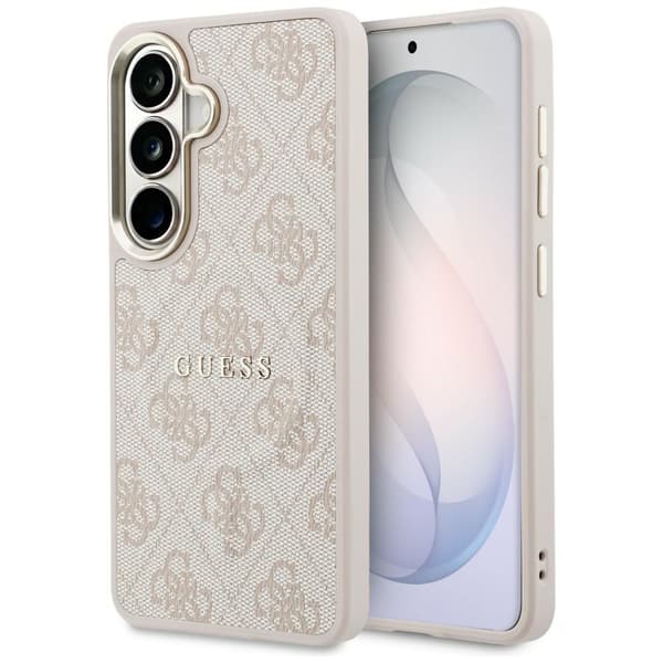 Guess skal 4G Embossed Ring MagSafe för Samsung Galaxy S26 Plus rosa