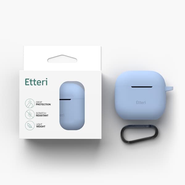 Etteri silikonfodral för AirPods 3 ljusblå