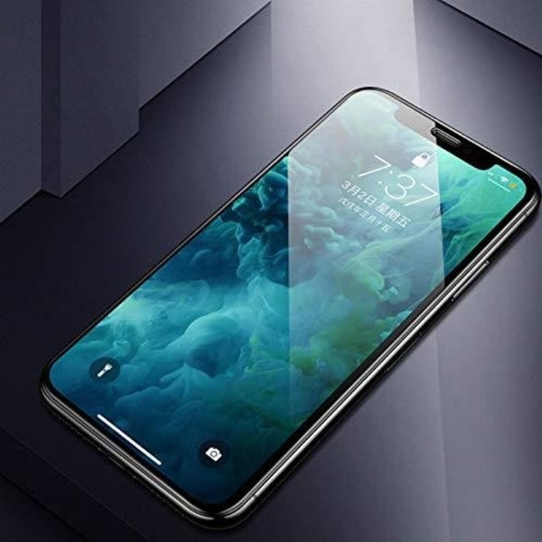 4 st 20D  hög kvalitet härdat plexiglas  för iphone 11/ Xr|svart kant