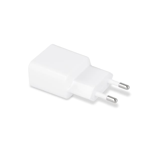 Maxlife MXTC-01 laddare 1x USB 2 1A vit + microUSB kabel
