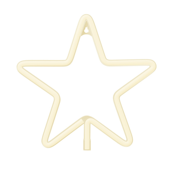 Neon LED JUL PENTASTAR varmvit FLNE22 Forever Light