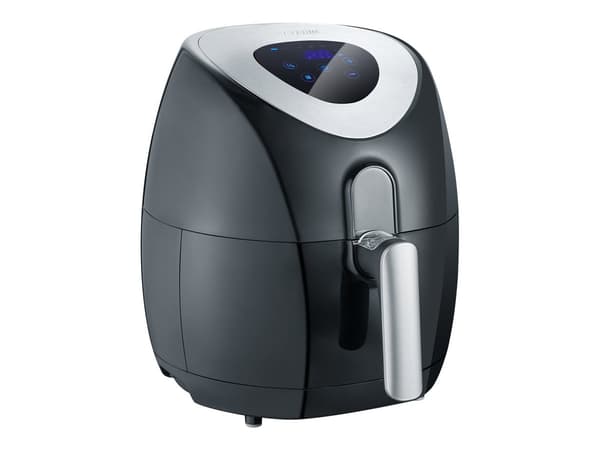 SEVERIN FR 2430 Airfryer 1.5kW Börstet rustfrit stål/svart svart
