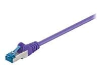 goobay CAT 6a SFTP, PiMF 25cm Netvärkskabel lila lila