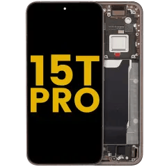 OLED-enhet med ram för Xiaomi 15T Pro (renoverad) (Mocha Gold) guld