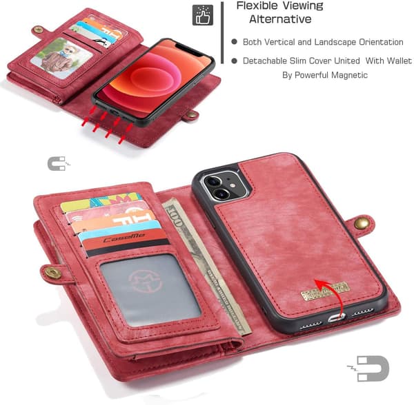caseme 008 för Iphone 15 plus röd