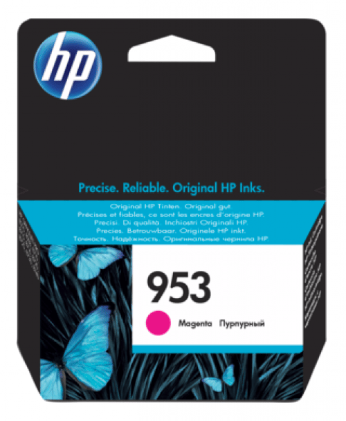 HP 953 Magenta 630 sidor bläck F6U13AE