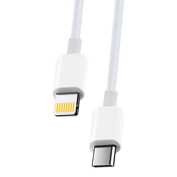 Maxlife MXUC-05 kabel USB-C - Lightning 1,0 m 20W vit vit