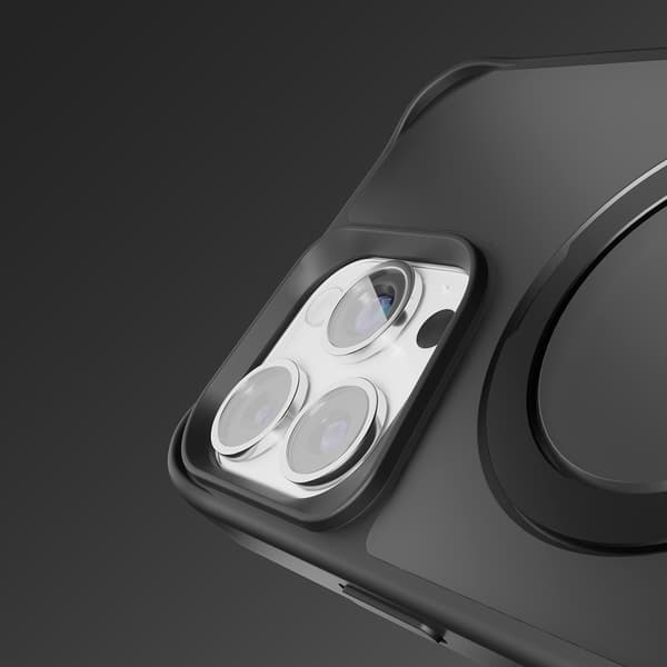Etteri Matt Mag Ring Case for iPhone 15 Pro 6.1\" Black