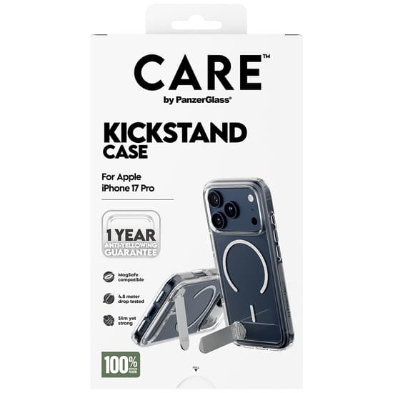CARE by PanzerGlass® Feature Case Transparent med K