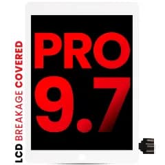 LCD-enhet med digitizer för iPad Pro 9.7\" (2016) (Eftermarknad Pro: XO7) (Vit)