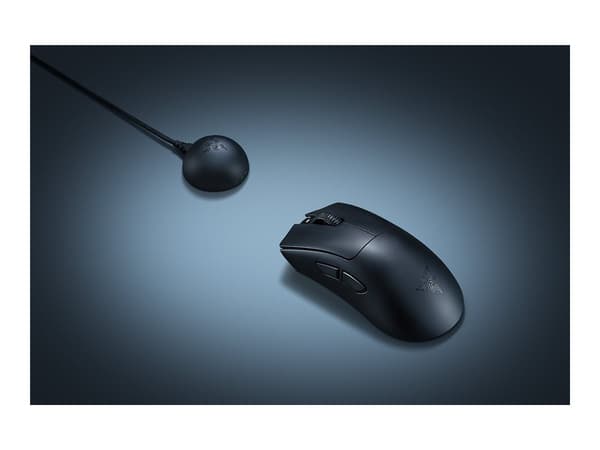 Razer DeathAdder V4 Pro Optisk trådlös Kablet svart
