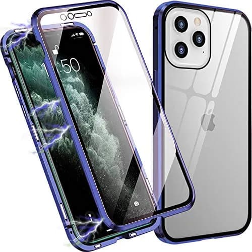 doubelsidig för iphone 12mini|blå transparent