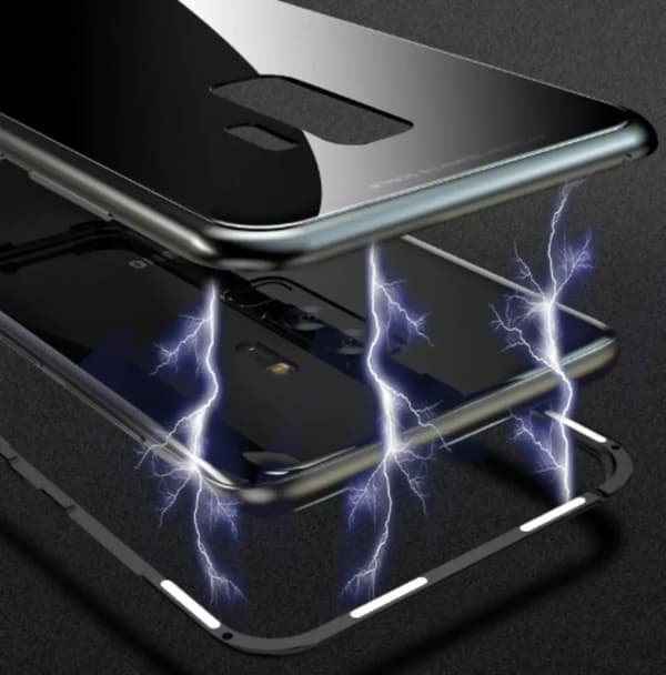 Magnetisk hård fodral i 2 delar för Samsung s9