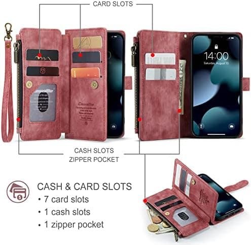 Caseme c30 foral för iphone 13 mini röd