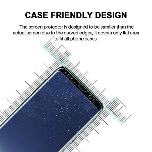 heltäckande skärmskydd  för Samsung Galaxy S8 plus
