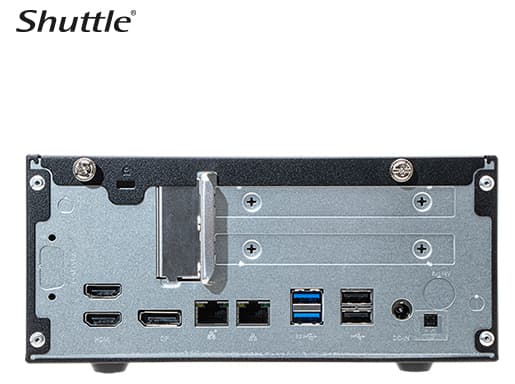 Shuttle XPC Slim XH610G2 Mini PC Barebones svart svart