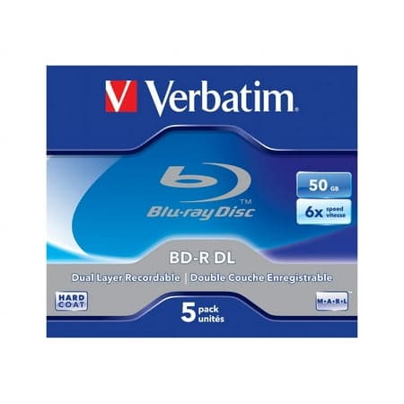 Verbatim 5x BD-R DL 50GB