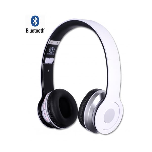 Rebeltec Bluetooth hörlurar Crystal vit blå
