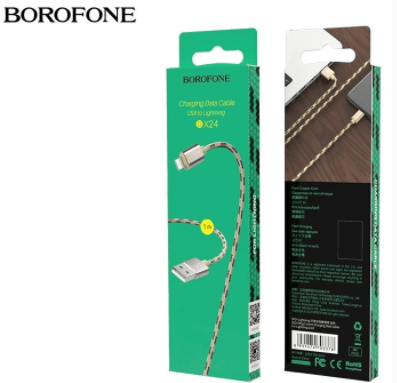 2st Borofone - Lightning -kabel 1m guld