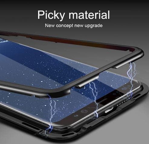 Magnetisk Aluminiummetall för iphone Xr svart