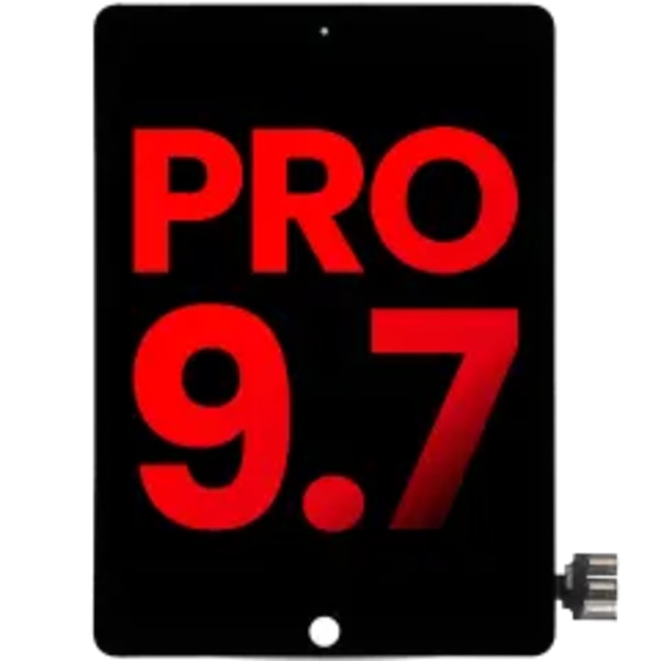 LCD-enhet med digitizer för iPad Pro 9.7\" (Eftermarknad Plus) (Svart)