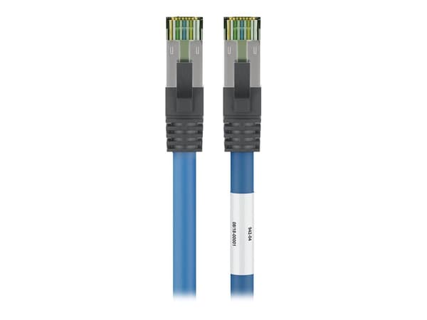 goobay CAT 8.1 SFTP, PiMF 7.5m Patchkabel Blå