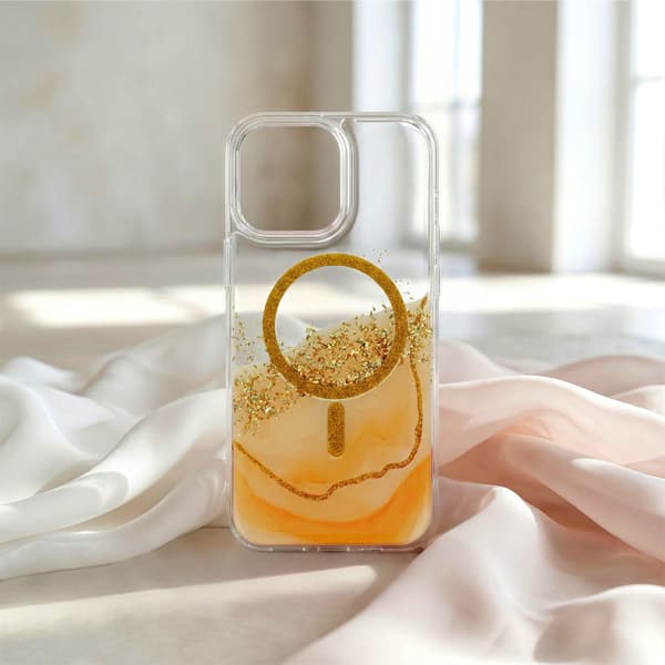 Epoxy Mag-fodral till Samsung Galaxy S25 FE orange