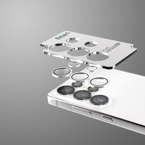 Etteri Camera Lens Protector for Samsung Galaxy S26 Ultra Silver