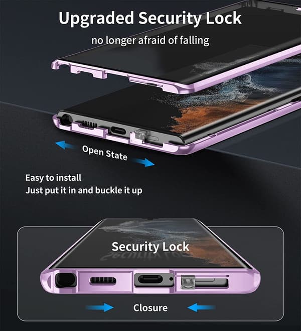 sekretess doubelfodral för Samsung S23 plus grön grön
