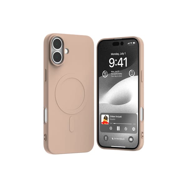 MERCURY SEMI-SILICON MAGSAFE IPHONE 16 PLUS (6.7) ROSA SAND