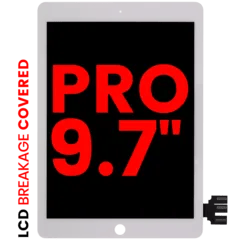 LCD-enhet med digitizer för iPad Pro 9.7\" (2016) (Eftermarknad Pro: XO7) (Vit) vit