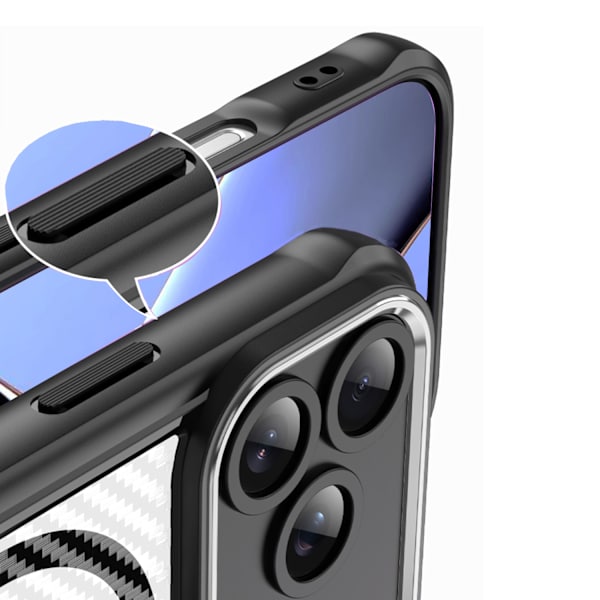 Defender Carbon Mag-skal för iPhone 17 Pro Max 6,9\" svart