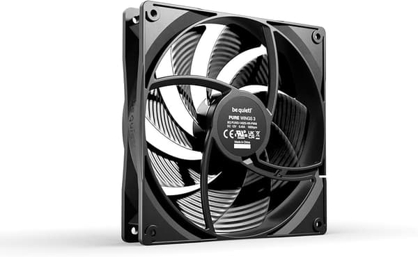 be quiet! Pure Wings 3 Fan 1-pack svart 140 mm