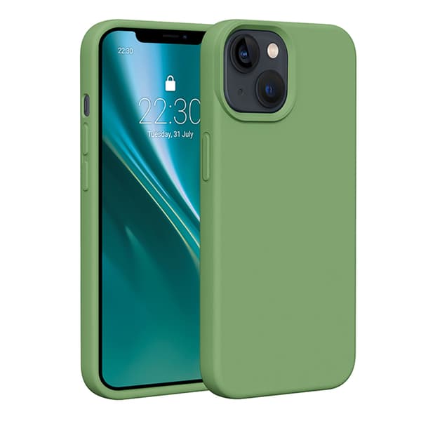Etteri Silikonskal för iPhone 14 ljusgrön grön