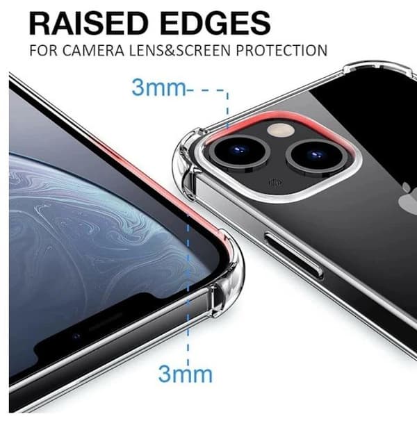Silikonskal för Iphone 17 Transparent Skal transparent