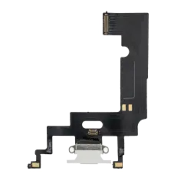Laddningsport Flexkabel för iPhone XR (Eftermarknad) (Vit)